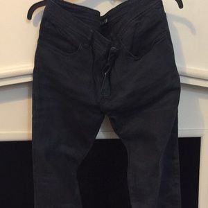 Very unique scrunchie jeans, 2 tone blue